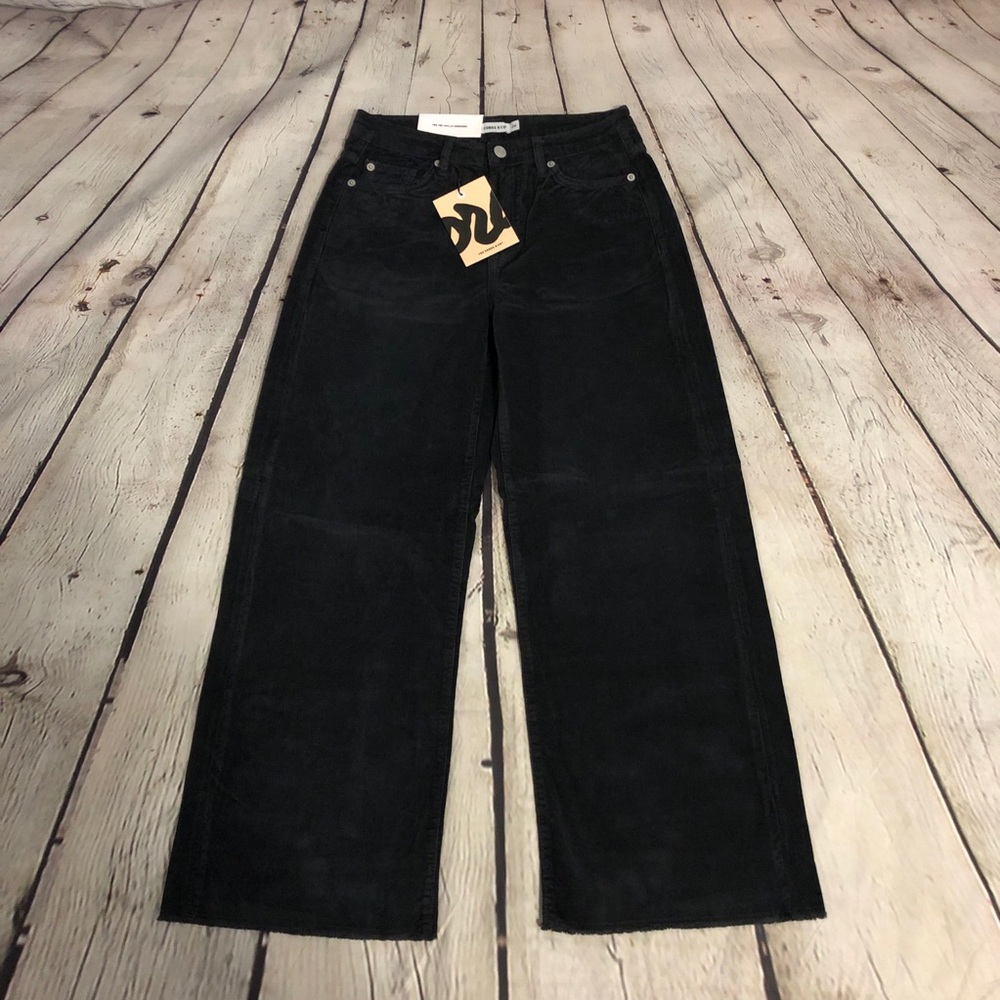 Black Corduroy Pants The Cords & Co Sofia
